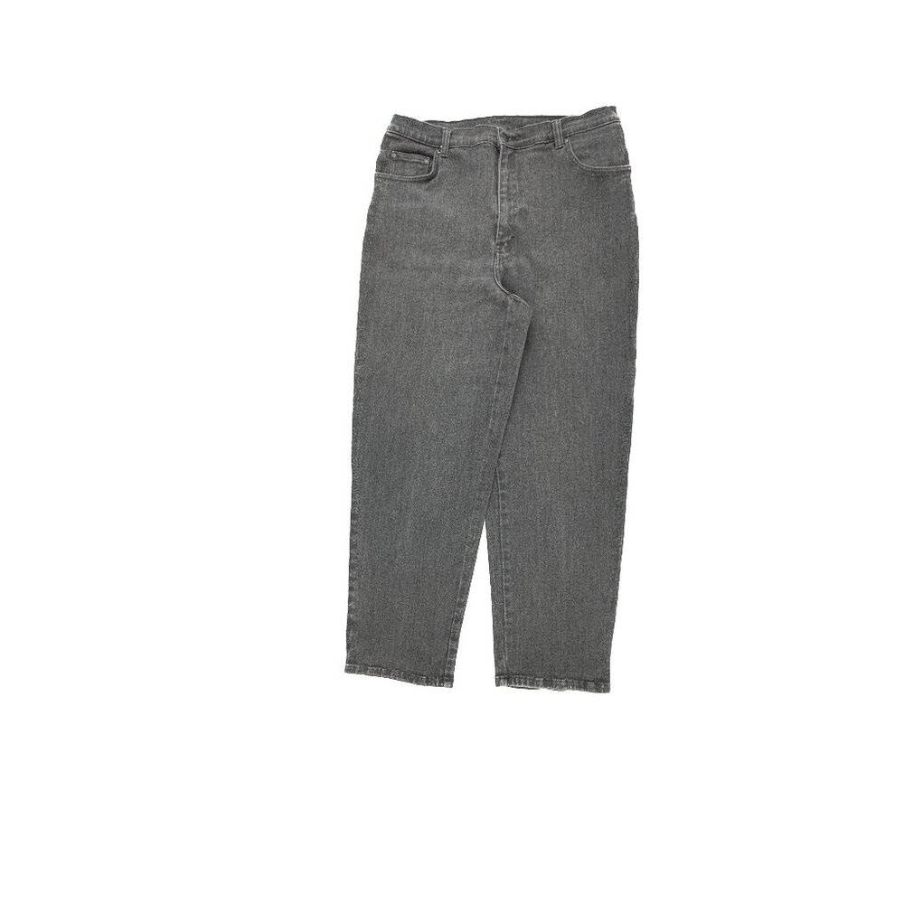 Style & Co Super Soft Straight‎ Leg Women's size 16P Gray Denim Jeans